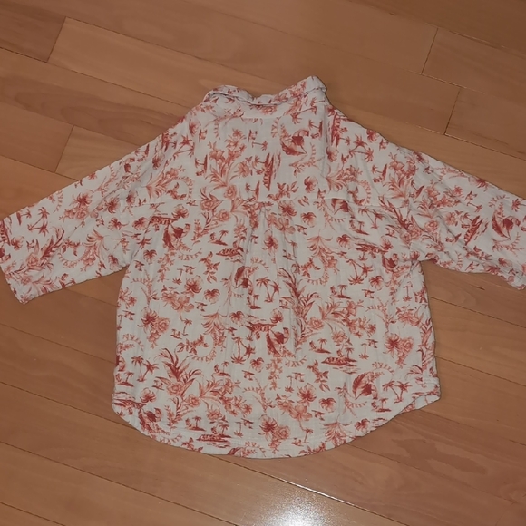 Crop Button Down Shirt - Picture 6 of 6